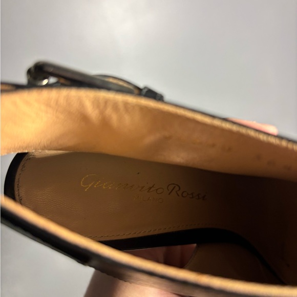 Gianvito Rossi Black Leather Heeled Ankle Boots Size EU 36 - Picture 9 of 10